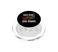 Récompense à Haut Risque - Day Trading & Scalping Chart Traders PopSockets PopGrip pour MagSafe