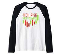 Récompense élevée à Haut Risque - Trading Motivation Chart Trader Manche Raglan