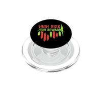 Récompense élevée à Haut Risque - Trading Motivation Chart Trader PopSockets PopGrip pour MagSafe