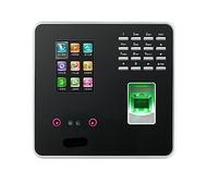 Reconnaissance faciale biométrique d'empreintes digitales Visage Temps de présence TCP/IP USB Horloge Enregistrement système de présence au Bureau(Color:ID WiFi ADMS)
