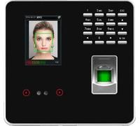 Reconnaissance faciale Empreinte digitale Enregistrement temporel, écran couleur TFT 2,8", capacité de 200 utilisateurs
