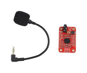 Reconnaissance vocale V3 pour module conçu pour l'intégration Arduino offrant une capacité de stockage de 80 voix et une analyse audio en temps réel à 7 canaux