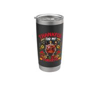 Reconnaissant pour mon professeur de dinde de 2e année Gobelet isotherme en acier inoxydable double paroi