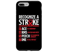 Reconnaître la Sensibilisation aux Accidents vasculaires cérébraux des survivants du Guerrier Rapide Coque pour iPhone 7 Plus/8 Plus