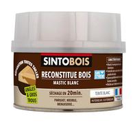 Reconstitue Bois Gros Trous Et Angles Mastic Standard-Blanc-Facile D'application-Mastic-Bi Composante Avec Durcisseur-190g