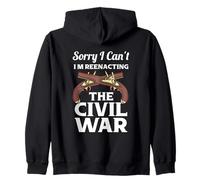Reconstitution de la Guerre Civile américaine Reenactor War History Fan Sweat à Capuche