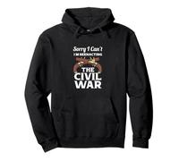 Reconstitution de la guerre civile américaine Reenactor War History Fan Sweat à Capuche