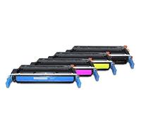 Reconstruite pour Canon ImageClass C 2500 - C9720A - CE9723A - Toner ensemble noir, cyan, magenta, jaune - pour ca. 1 x 9.000 & 3 x 8.000 pages (5% couverture)