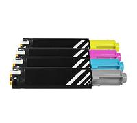 Reconstruite pour Epson Aculaser C 1100 N - C13S050187 - C13S050190 - Toner ensemble noir, cyan, magenta, jaune - pour ca. 4 x 4.000 pages (5% couverture)