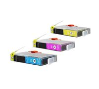 Reconstruite pour HP PhotoSmart B 109 a Cartouches d'encre ensemble cyan, magenta, jaune - Nr. 364 XL / CH082EE - Inhalt: 3 x 15 ml