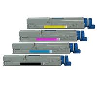 Reconstruite pour OKI C 3530 MFP - C3520 / 42804505 - 42804508 - Toner ensemble noir, cyan, magenta, jaune - pour ca. 4 x 2.500 pages (5% couverture)