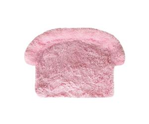 Record batuffolo chenil pour Chiens et Chats en Peluche Douce - lit de canapé avec Base antidérapante et imperméable - Dimensions 102 x 89 x13h - Couleur Rose