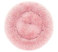 Record chenil pour Chiens et Chats Collection Batuffolo - Lit Rond diamètre 50 x 25h cm - Panier imperméable et Lavable avec Base antidérapante - Couleur Rose