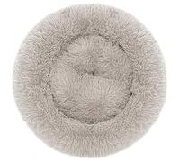 Record chenil pour Chiens et Chats Collection Batuffolo - Lit Rond diamètre 70 x 25h cm - Panier imperméable et Lavable avec Base antidérapante - Couleur Beige foncé