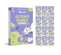 Record - Cream Shake Snack crémeux pour Chats Intestinal Care au Maquereau, 12 Pack (7 Bâtons de 12 g) Monoprotéique, avec FOS et Inuline, Anti Boules de Poils pour Soutenir la Fonction intestinale