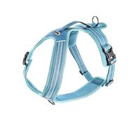 Record Harnais pour Chien Action Alpi - Taille S - Couleur Bleu - Nylon tissé avec Bandes réfléchissantes 3m scotchlite - circonférence 48-57 cm