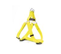 Record Harnais pour Chien Jaune - Taille XL circonférence 53-81 cm - avec Boucles métalliques et Fermeture Rapide