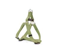Record Harnais pour Chien Nylon Vert- Taille XL circonférence 53-81 cm - avec Boucles métalliques et Fermeture Rapide