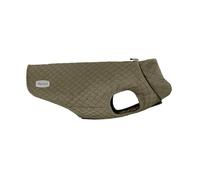 Record - Imperméable pour Chiens Brandy. Manteau avec Fermeture Velcro et élastiques réglables pour Pattes. Manteau d'hiver pour Chien Chaud et Confortable | Vert foncé, S, Longueur Dos 35 cm