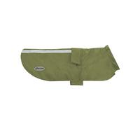 Record - Imperméable pour Chiens Giger. Pliable avec intérieur Respirant en Maille, Bandes réfléchissantes et élastiques réglables pour Pattes arrière - Confortable et sûr pour Chaque Promenade |