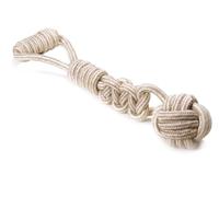 Record - Jeu pour Chiens en Coton Naturel - Tringle pour Chiens résistant et Parfait pour Le tir à la Corde et Le Rapport. Stimule la Mastication en favorisant Le Nettoyage des Dents | Tringle avec