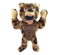 Record - Jeu pour Chiens en Peluche musclées avec Squeaker et Section Dure pour Nettoyage Dentaire - Stimule l'intérêt et résiste aux piqûres intenses | Ours 25 cm