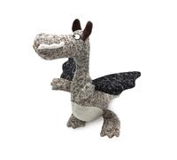 Record - Jeu pour Chiens en Peluche Softy - Peluche Douce et résistante, en Tons de Gris avec Squeaker intégré pour Un Plaisir assuré | Dragon, 26,6 cm