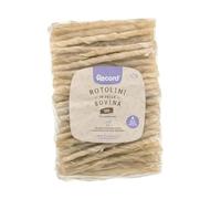 Record Lot de 100 bâtons pour Chiens Moyens Rouleaux pour Chiens en Cuir de Vache. Mâchoires pour Chiens, Lot de 100 pièces en Plastique thermorétracté. Longueur 13 cm et 6 g de Poids chacun, Chiens