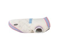 Record - Manteau Collège pour Chien, matelassé et rembourré. Manteau avec Trou de Laisse, Fermeture Velcro et élastiques réglables pour Plus de commodité. | Beige/Lilas, 2XS - Longueur du Dos 25 cm