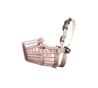 Record - Muselière pour Chien - en Plastique avec Sangle réglable en Nylon - Clip Pratique en Plastique - Taille 3XL - Couleur Beige