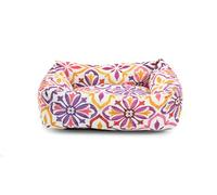 Record - Niche pour Chiens et Chats ioniens en Coton, Couleur Lilas, 45 x 30 x 14 h cm. Lit rembourré pour Animaux à séchage Rapide, Doux et Confortable. Coussin rectangulaire pour Chiens et Chats.