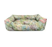 Record - Niche pour Chiens Istanbul. Lit pour Chien en Polycoton avec Motif Floral dans des Tons Pastel, Doux et Confortable | XS - 50 x 35 x 14 cm