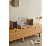 RECORD PLAYER PRO - Tourne-disque Avec 2 Haut-parleurs Externes, Bluetooth Et Sortie RCA Bois Clair