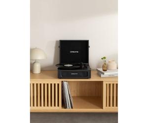 RECORD PLAYER RETRO - Platine Rétro Avec Lecteur/enregistreur Bluetooth, USB, SD, MicroSD Et Mp3 Noir