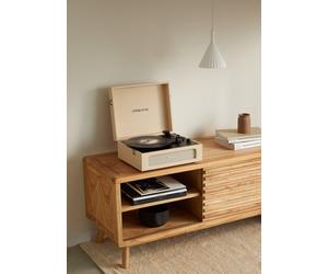 RECORD PLAYER RETRO - Platine Rétro Avec Lecteur/enregistreur Bluetooth, USB, SD, MicroSD Et Mp3 Sable