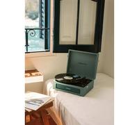 RECORD PLAYER RETRO - Platine Rétro Avec Lecteur/enregistreur Bluetooth, USB, SD, MicroSD Et Mp3 Vert Sauge