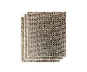Record Poteau à gratter - Carton de Remplacement pour griffoir Triangolo - Pack de 3 pièces - Utilisable des Deux côtés - Facile à Assembler - Dimensions 29,5 x 24 x 3,7 cm