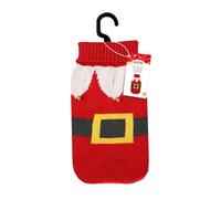 Record - Pull pour Chiens Elfe Rouge. Pull de Noël avec col roulé, Fond Rouge et détails Blancs, Confortable et Amusant | XL, Longueur Dos 50 cm