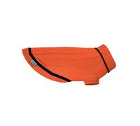 Record - Pull pour Chiens Maia. Pull Chaud à col Haut, Trou de Laisse et Passants Pattes arrière | Orange, 3XS - Longueur Dos 20 cm