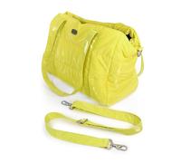 Record - Sac de Transport Subzero pour Chiens et Chats. Traportino pour Chiens en Polyester Durable avec Effet changeant. Bandoulière Amovible, Fond et Poche intérieure zippée | Jaune, 42,5 x 20 x 29