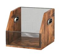 Record Storage Box - Music Album Organizer Rack, Vinyl LP Holder, RecordStorage Shelf, Album Display Case, LP Storage Crate, Record Collector Bin, DesktopStorage | Apartment Garage Accessory