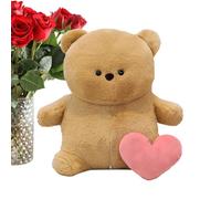 Recordable Plush Bear - Stuffed Animal for Gift Giving | Plush Pp Cotton with Collectible Doll Figures, Electronic Components, Christmas, Halloween, Birthday Wedding, Travel Car, Boys, Girls Toy