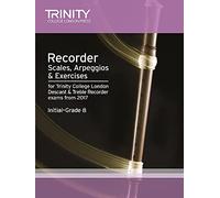 Recorder Scales, Arpeggios & Exercises Initial Grade to Grade 8 from 2017