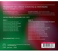 Recorder Sonatas & Fantasias by TELEMANN,GEORG PHILIPP [Audio CD] NEUF
