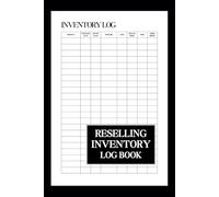 Recording Inventory Log Book: Journal for Small Business Organized Record Keeping, Sales, Cost, and Profit Margins (6x9in, 105 Pages)