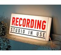 RECORDING STUDIO IN USE RVB LED Neon Lightbox avec télécommande Studio professionnel Podcast Radio Lights Sign pour cinéma Cafés Décor mural pour la maison USB Powered
