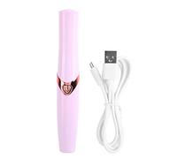 Recourbe-cils chauffant avec chargement USB, portable, longue durée, courbé, avec chauffage rapide pour le maquillage quotidien, en ABS en noir