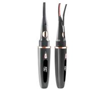 Recourbe-cils chauffant - Clip 2 en 1 - Recourbe-cils électrique 5S 3 réglages de température pour outils de maquillage, rechargeable par USB, bouclage naturel O4