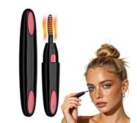 Recourbe-cils Chauffant, EB-02 Brosse à Cils Électrique Rechargeable avec 2 Temp & Chauffage en 8s, Mascara Type Mini Recourbe-cil - Courbe Naturelle pour Débutants et Pros du Maquillage