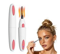 Recourbe-cils Chauffant, EB-02 Brosse à Cils Électrique Rechargeable avec 2 Temp & Chauffage en 8s, Mascara Type Mini Recourbe-cil - Courbe Naturelle pour Débutants et Pros du Maquillage